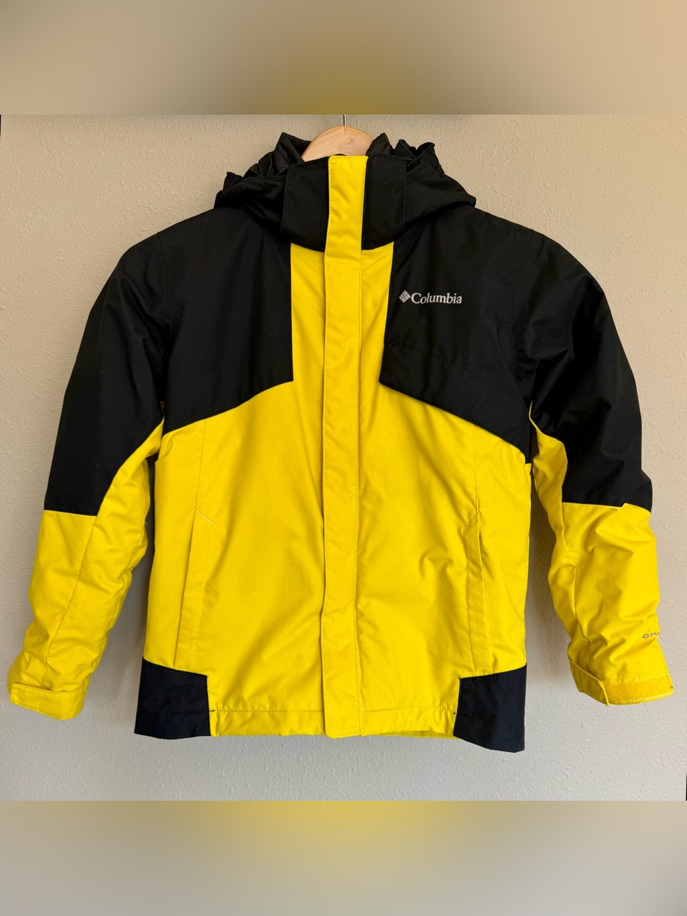 ColumbiaKidss 3-in-1 Fleece Lined Ski Snow Jacket | Yellow/Black | Size S (8)
